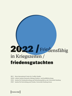 cover image of Friedensgutachten 2022